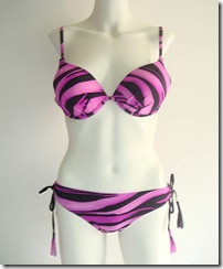 Ladies' underwired bikini set